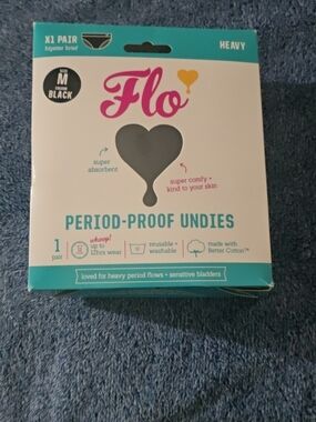 Flo Period-Proof Undies - Black (Retail Box)